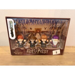 Harry Potter And The Sorcerer's Stone Little People Collector Figure Set-New